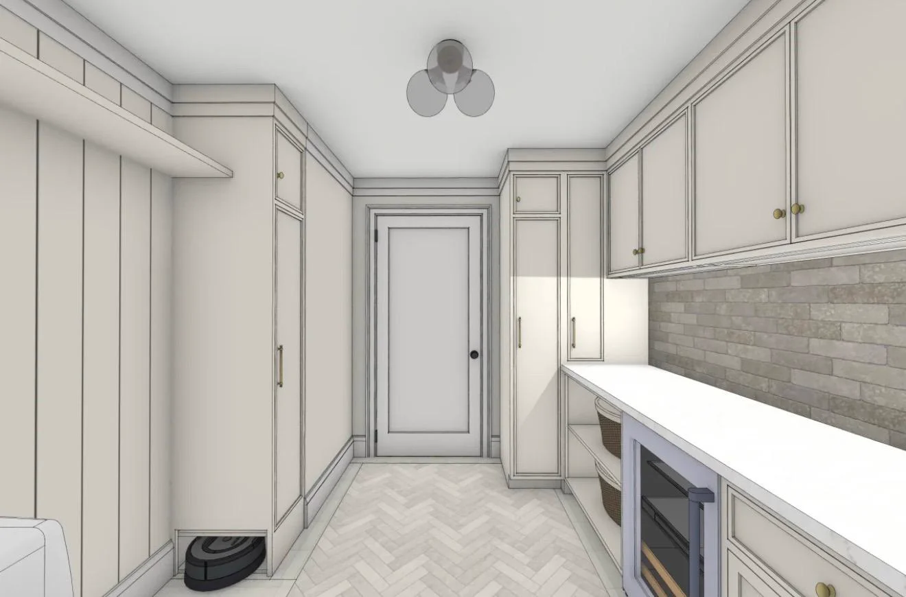 Butler's Pantry & Laundry Suite